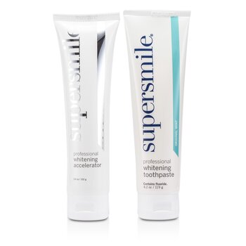 Supersmile Sistema sbiancante professionale: dentifricio 119 g / 4,2 once + acceleratore 102 g / 3,6 once