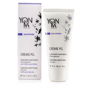 Yonka Age Defence Creme PG Con Oli Essenziali - Purificante, Opacizzante (Pelle Grassa)