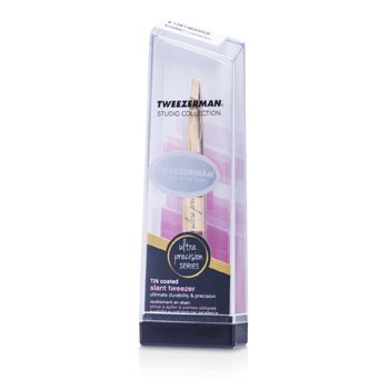 Tweezerman Pinzetta Slant Ultra Precision (Tin Coated) (Studio Collection)