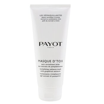 Payot Les Demaquillantes Masque DTox Detoxifying Radiance Mask - Per pelli normali e miste (taglia salone)