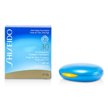 Shiseido Fondotinta Compatto Protettivo UV SPF 30 (Astuccio + Ricarica) - # SP40 Ocra Medio
