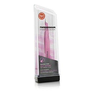 Tweezerman Pinzetta inclinata - Rosa (Collezione Studio)