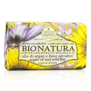 Sapone Vegetale Sostenibile Bio Natura - Olio di Argan e Fieno Selvatico