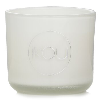 iKOU Vetro di candela di cera naturale Aromacology Eco-Luxury - Calm (Lemongrass & Lime)