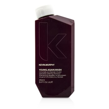 Kevin.Murphy Young.Again.Wash (Shampoo Restitutivo Ammorbidente Infuso di Immortelle e Baobab - Per Asciugare Capelli Fragili)