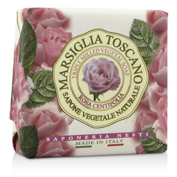 Marsiglia Toscano Sapone Vegetale Triplo Macinato - Rosa Centifolia