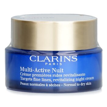 Clarins Multi-Active Night Contrasta le linee sottili Crema da notte rivitalizzante - Per pelli normali e secche