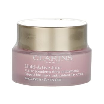 Clarins Multi-Active Day Crema Giorno Antiossidante per Linee Sottili - Per Pelle Secca
