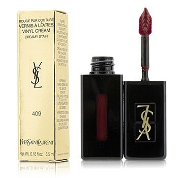 Yves Saint Laurent Rouge Pur Couture Vernis A Levres Vinyl Creamy Stain - # 409 Burgundy Vibes