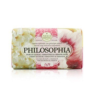 Sapone Naturale Philosophia - Lift - Fiori di Ciliegio, Osmanto e Geranio Con Fiori di Bach e Vitamina E