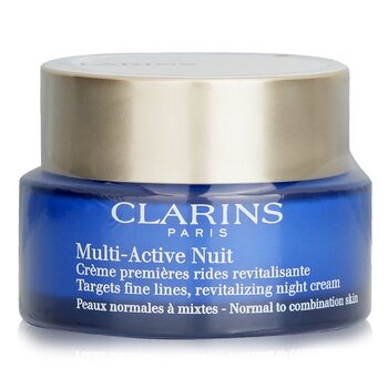 Clarins Multi-Active Night Contrasta le linee sottili Crema da notte rivitalizzante - Per pelli normali e miste