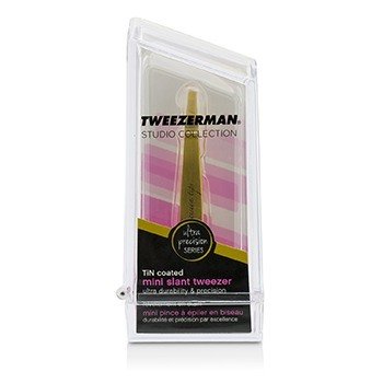 Tweezerman Pinzetta Mini Slant Ultra Precision (Tin Coated) (Studio Collection)