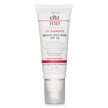 EltaMD Crema solare viso colorata idratante UV Elements SPF 44 - Per tutti i tipi di pelle e dopo la procedura