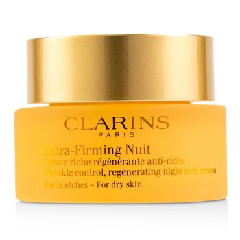 Clarins Crema Notte Extra Rassodante Antirughe Rigenerante - Per Pelli Secche