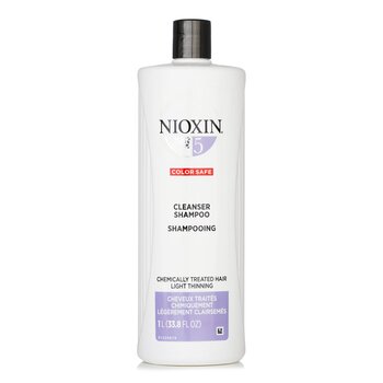 Nioxin Derma Purifying System 5 Cleanser Shampoo (capelli trattati chimicamente, assottigliamento leggero, colore sicuro)