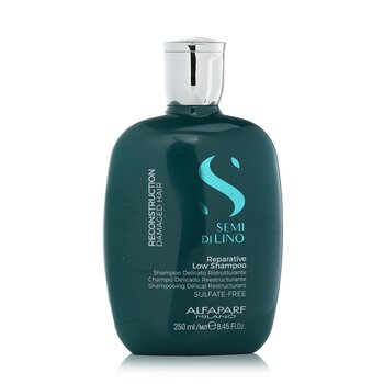 AlfaParf Shampoo Basso Riparativo Ricostruzione Semi Di Lino (Capelli Danneggiati)