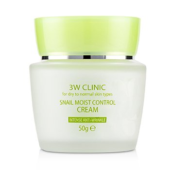 3W Clinic Snail Moist Control Cream (Intensive Anti-Wrinkle) - Per pelli secche o normali