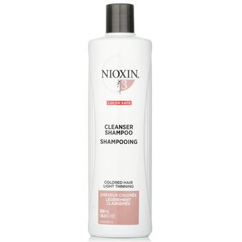 Nioxin Derma Purifying System 3 Cleanser Shampoo (Capelli colorati, leggermente diradati, colore sicuro)