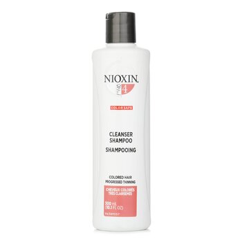 Nioxin Derma Purifying System 4 Cleanser Shampoo (Capelli colorati, diradamento progressivo, colore sicuro)