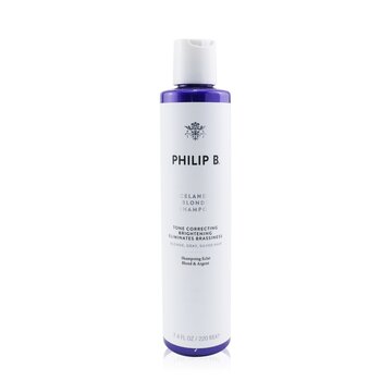 Philip B Icelandic Blonde Shampoo (La correzione del tono schiarente elimina lottone - Capelli biondi, grigi, argentati)