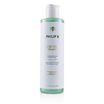 Philip B Nordic Wood Hair + Body Shampoo (Tonificante Purificante - Tutti i tipi di capelli)