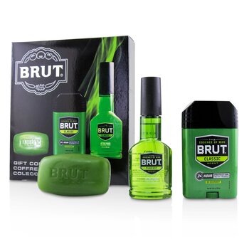 Brut Coffret: Dopobarba Cologne Spray 88ml / 3oz + Solid Deodorant 70ml / 2.25oz + Classic Bar Soap 99g / 3oz