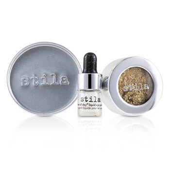 Ombretto con finitura in lamina di metalli magnifici con Mini Stay All Day Liquid Eye Primer - Oro dorato