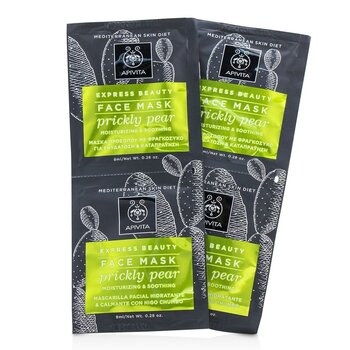 Apivita Maschera Viso Express Beauty al Fico dIndia (Idratante & Lenitiva)