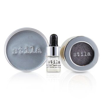 Stila Magnificent Metals Foil Finish Eye Shadow con Mini Stay All Day Liquid Eye Primer - Metallic Lavender