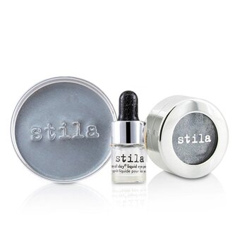 Magnificent Metals Foil Finish Ombretto con Mini Stay All Day Liquid Eye Primer - Titanio