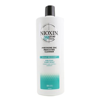 Nioxin Detergente medicinale allo zinco piritione per il recupero del cuoio capelluto (per il cuoio capelluto pruriginoso e squamoso)