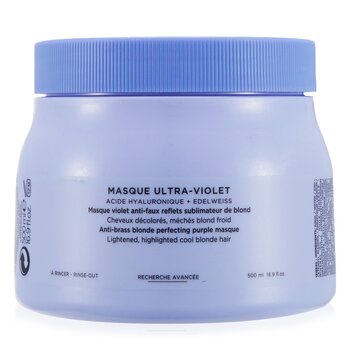 Kerastase Blond Absolu Masque Ultra-Violet Anti-Brass Blonde Perfecting Purple Masque (capelli biondi freddi schiariti)