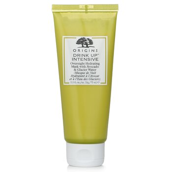 Origins Drink Up Maschera idratante notturna intensiva con avocado e acqua del ghiacciaio svizzero (per pelli normali e secche)