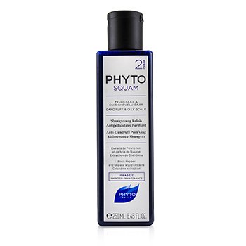 Phyto PhytoSquam Shampoo Mantenimento Purificante Antiforfora (Forfora e Cuoio Capelluto Grasso)