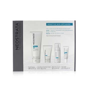 Kit antietà per pelli sensibili: Restore Cleanser, Restore Face Cream, Restore Face Serum, Restore Eye Cream