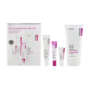 StriVectin Collezione Skin Transforming (trio full size): Detergente 150 ml + Concentrato occhi (30 ml+7 ml) + Primer occhi 10 ml