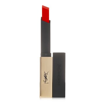 Yves Saint Laurent Rouge Pur Couture Il rossetto opaco in pelle sottile - # 28 True Chili
