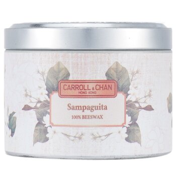 The Candle Company (Carroll & Chan) Candela di latta 100% cera dapi - Sampaguita