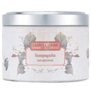 Candela di latta 100% cera d'api - Sampaguita