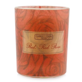 The Candle Company (Carroll & Chan) Candela Votiva 100% Cera Dapi - Rosa Rossa Rossa