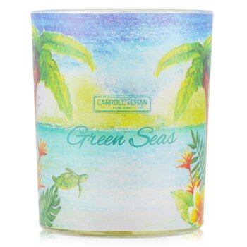 The Candle Company (Carroll & Chan) Candela votiva 100% cera dapi - mari verdi