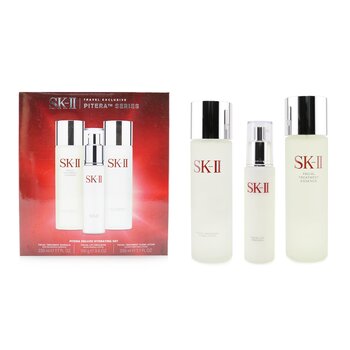 Pitera Deluxe Hydrating Set 3 pezzi: Essenza per il trattamento del viso 230 ml + Emulsione per il lifting del viso 100 g + Lozione per il trattamento del viso Clear 230 ml