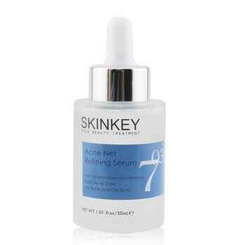 SKINKEY Acne Net Series Siero per affinare la rete dellacne (per pelli acneiche e grasse) - Anti infiammazione e arrossamento e dissolvenza cicatrici da acne