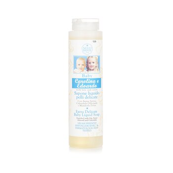 Nesti Dante Carolina & Edoardo Sapone liquido extra delicato per bambini con avena, mandorle dolci e calendula (gel doccia)