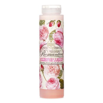 Nesti Dante Romantica Gel Doccia Esilarante Con Rosa Canina - Rosa Fiorentina & Peonia