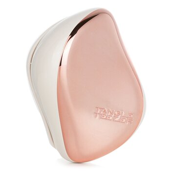 Tangle Teezer Spazzola per capelli districante compatta Styler On-The-Go - # Ivory Rose Gold