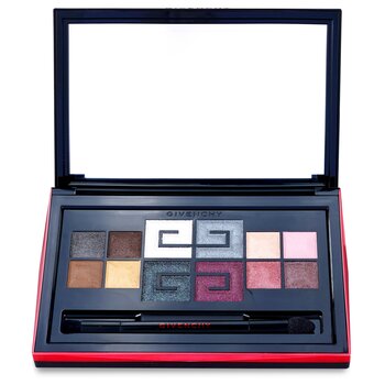 Palette di ombretti Red Edition (12 ombretti + 1 pennello a doppia estremità)