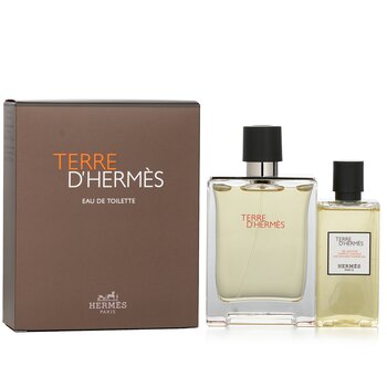 Terre D'Hermes Coffret: Eau De Toilette Spray 100ml/3.3oz + Gel Doccia Capelli E Corpo 80ml/2.7oz