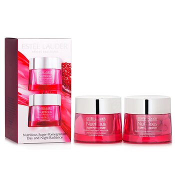 Estee Lauder Nutriente Super-Melograno Day & Night Radiance Set: Moisture Creme 50ml + Night Creme/Mask 50ml