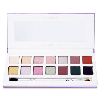 Sigma Beauty Palette di ombretti incantati (14 ombretti + 1 pennello a doppia estremità)